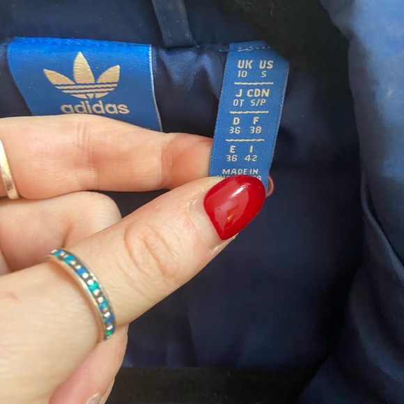 Adidas Blue Bomber Jacket - Picture 9 of 11